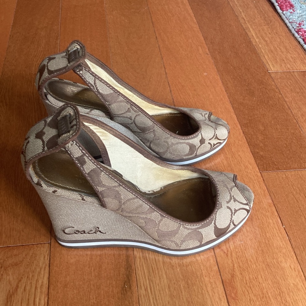 Coach wedge heels 8.5
